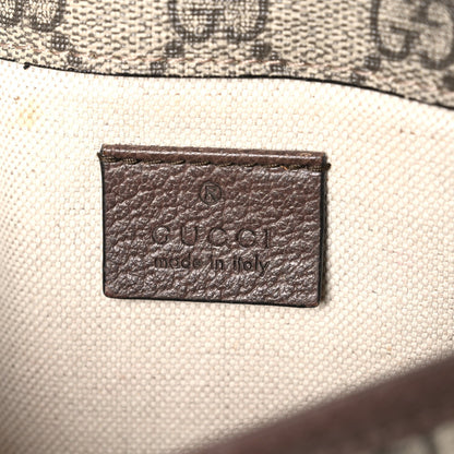 GG Supreme Monogram Neo Vintage Web Belt Bag Brown