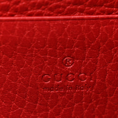 Calfskin Mini Dionysus Chain Wallet Hibiscus Red