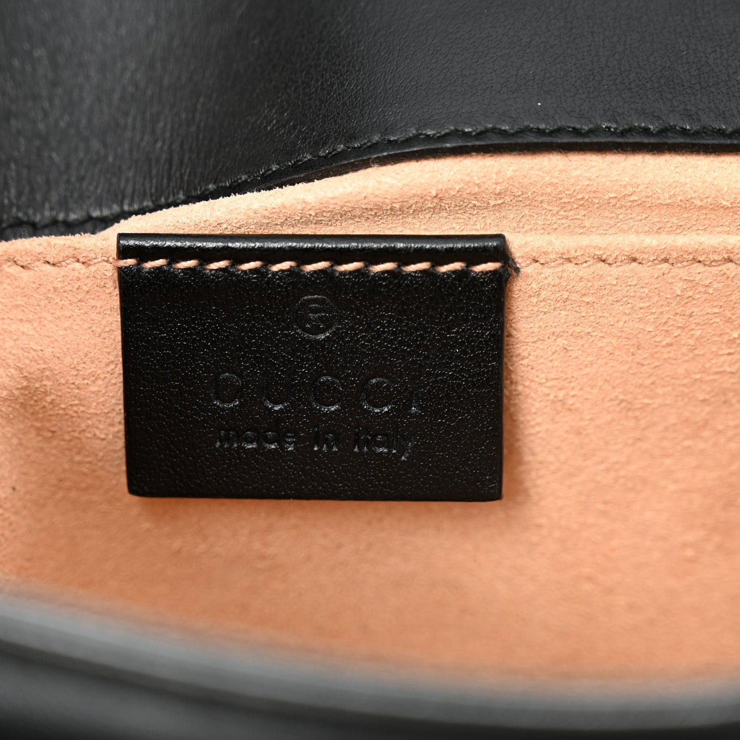 Calfskin Matelasse Small GG Marmont Shoulder Bag Black