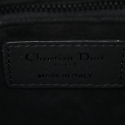 Ultra Matte Calfskin Cannage Small My ABCDior Lady Dior Black