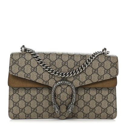 GG Supreme Monogram Small Dionysus Shoulder Bag Taupe