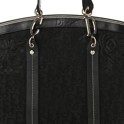 Monogram Vintage Flowers Dome Bag Black