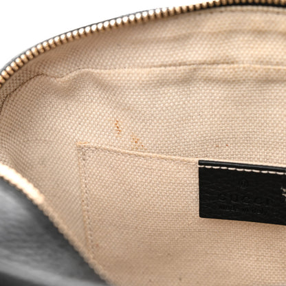 Pebbled Calfskin Soho Disco Bag Black