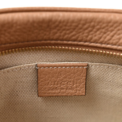 Pebbled Calfskin Small Soho Disco Bag Camelia