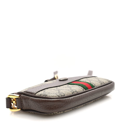GG Supreme Monogram Web Mini Ophidia GG Bag Brown