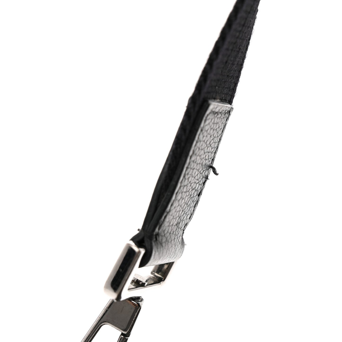 Oblique Saddle Triple Pouch Black