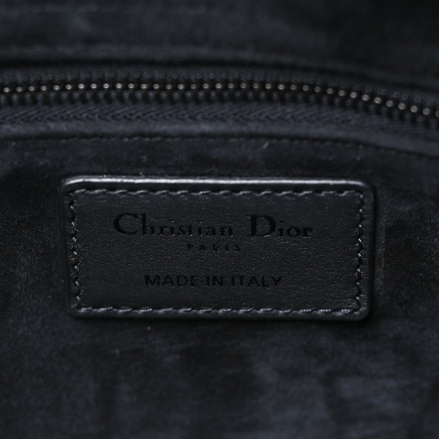 Ultra Matte Calfskin Cannage Large Lady Dior Black