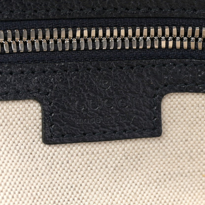 GG Supreme Monogram Textured Dollar Calfskin Web Small Ophidia Day Backpack Beige Blue Black