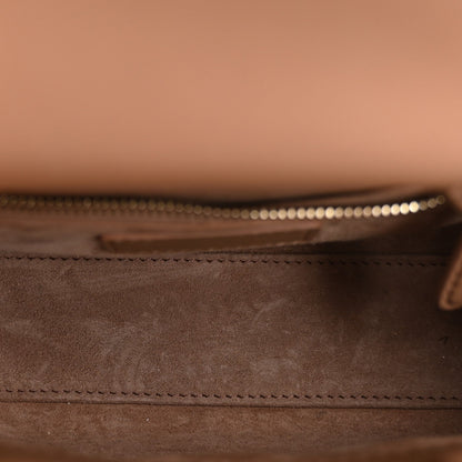 Ultra Matte Calfskin Cannage Mini Lady Dior Light Beige