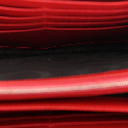 Calfskin Mini Dionysus Chain Wallet Hibiscus Red