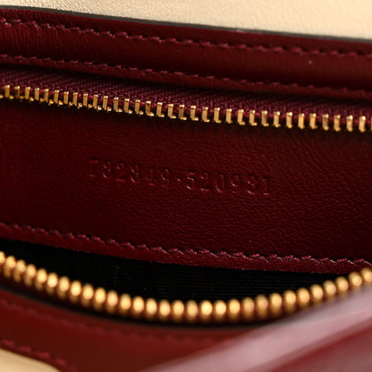Patent Calfskin Small Jackie Shoulder Bag Rosso