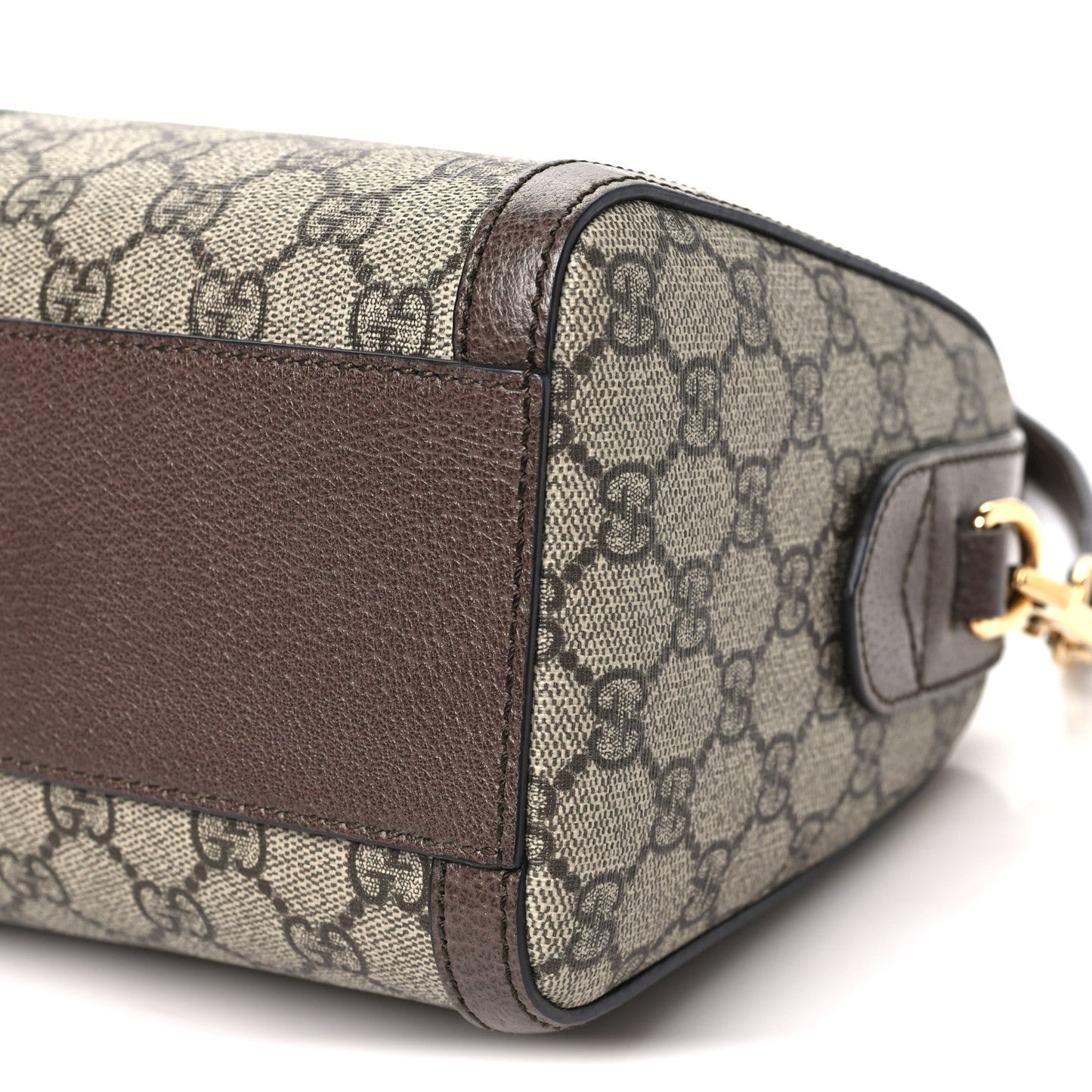 GG Supreme Monogram Web Medium Ophidia Boston Brown