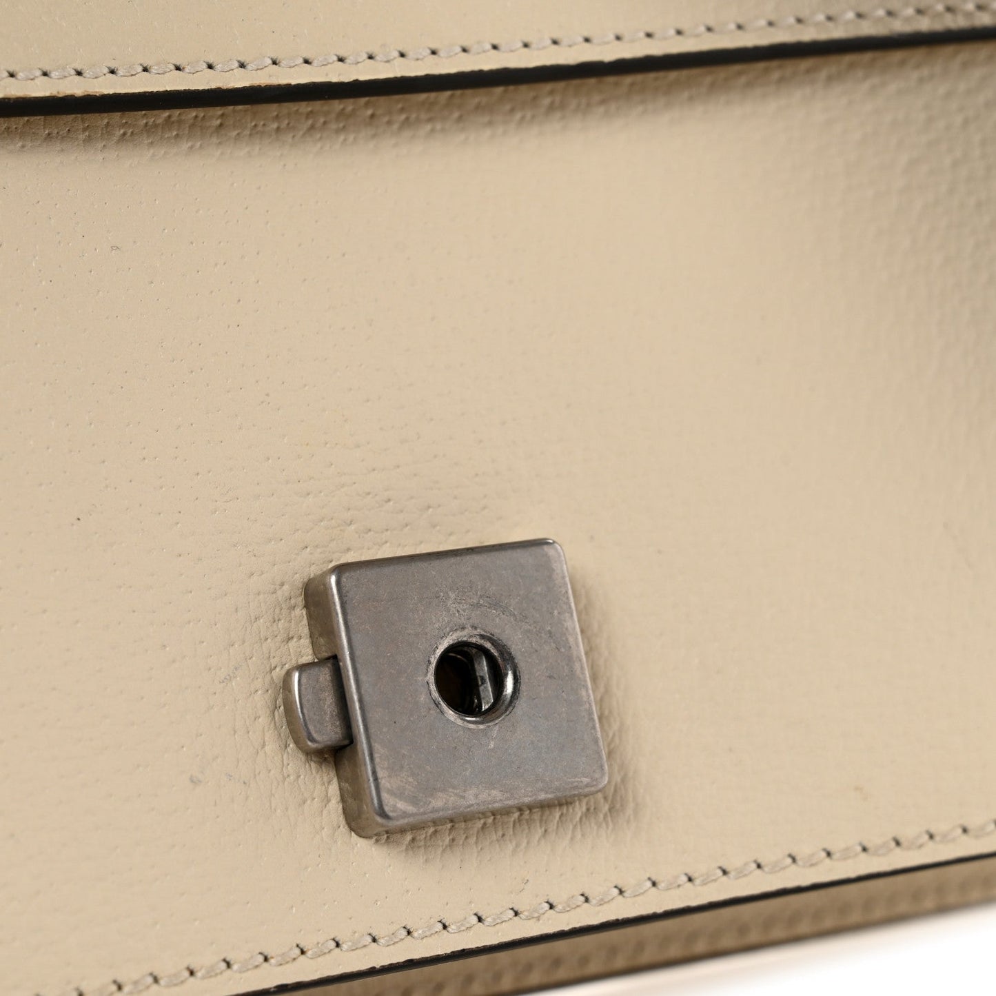 Textured Calfskin Crystal Small Dionysus Shoulder Bag Mystic White