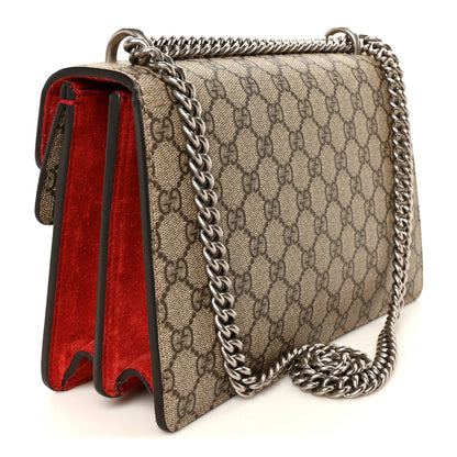 GG Supreme Monogram Small Dionysus Shoulder Bag Red