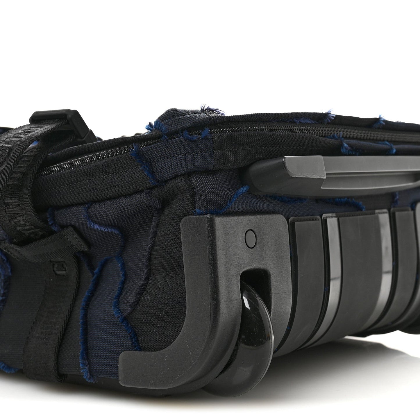 Canvas Small Diortravel Suitcase Blue Multicolor