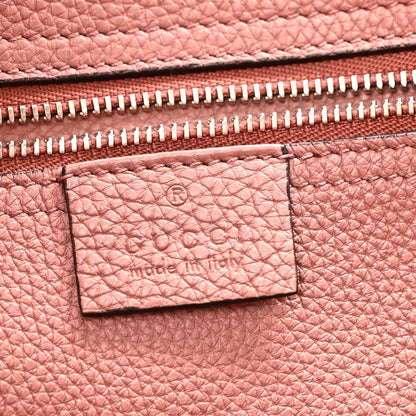 Soft Calfskin Medium Jackie Top Handle Bag Antique Rose