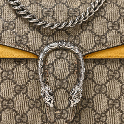 GG Supreme Monogram Mini Dionysus Shoulder Bag Yellow