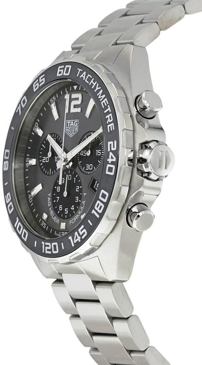 Tag Heuer Formula 1 Anthracite Dial Silver Steel Strap Watch for Men - CAZ1011.BA0842