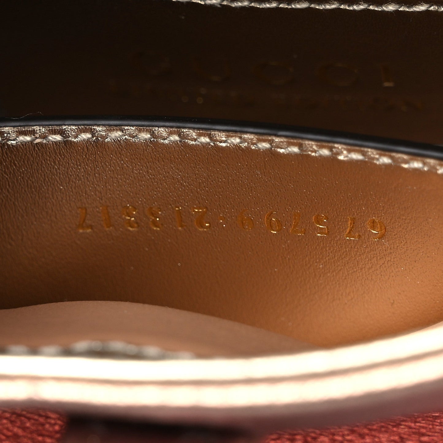 Metallic Faded Nappa Mini Jackie 1961 Copper