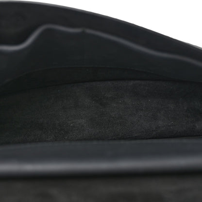 Ultra Matte Calfskin J'Adior Chain Flap Bag Black