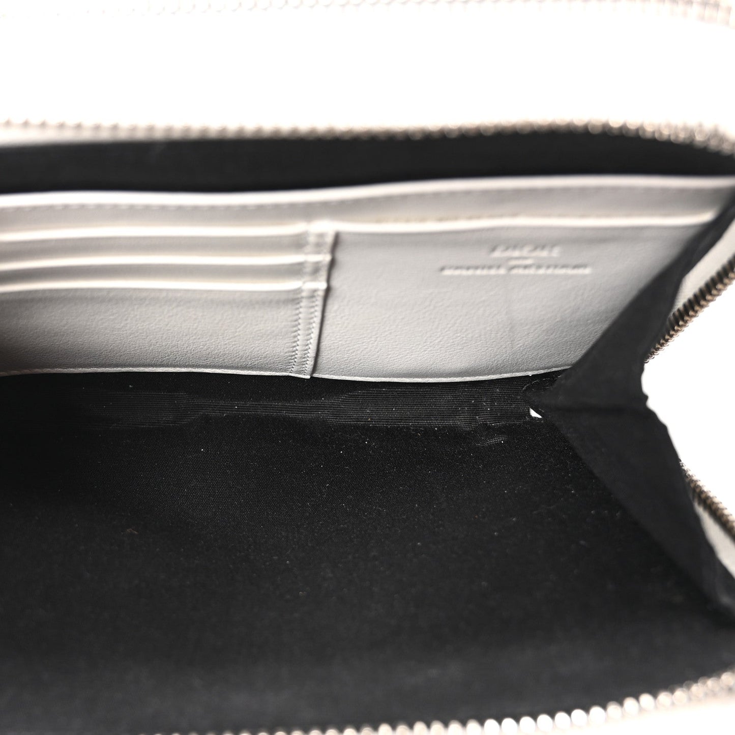 X DANIEL ARSHAM Grained Calfskin Newspaper Messenger White
