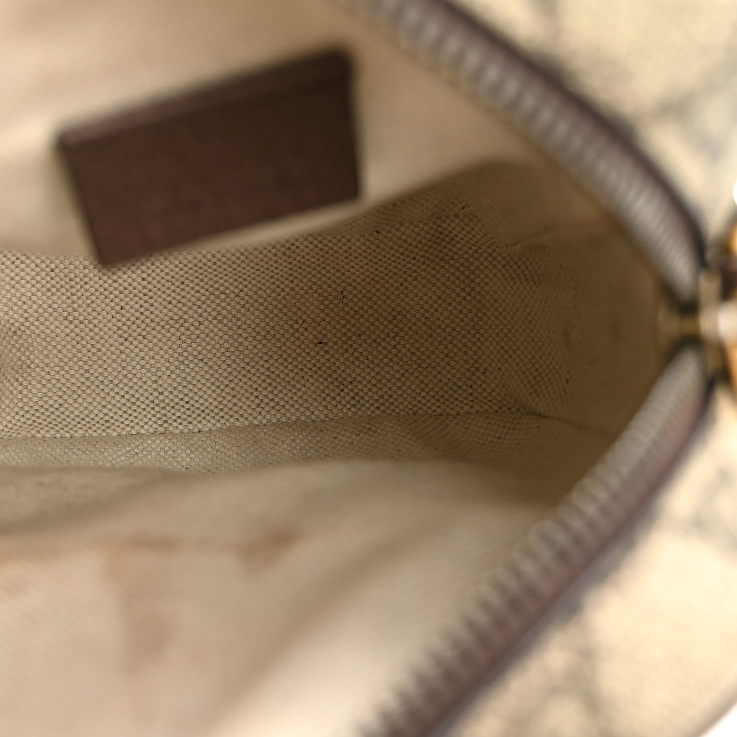 GG Supreme Monogram Mini Neo Vintage Double Zip Messenger Bag Beige New Acero Crop