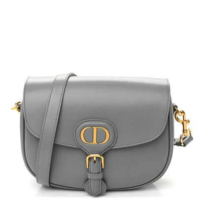 Box Calfskin Medium Bobby Flap Gray