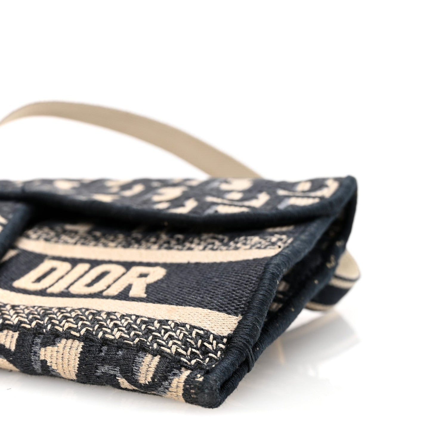 Oblique Slim Saddle Pouch Blue