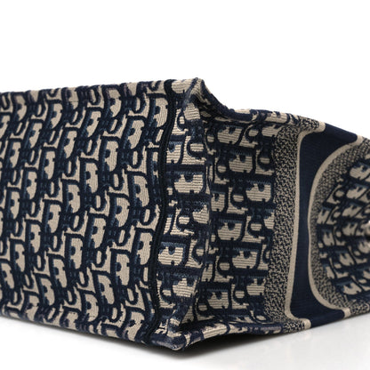 Oblique Medium Book Tote Blue Multicolor