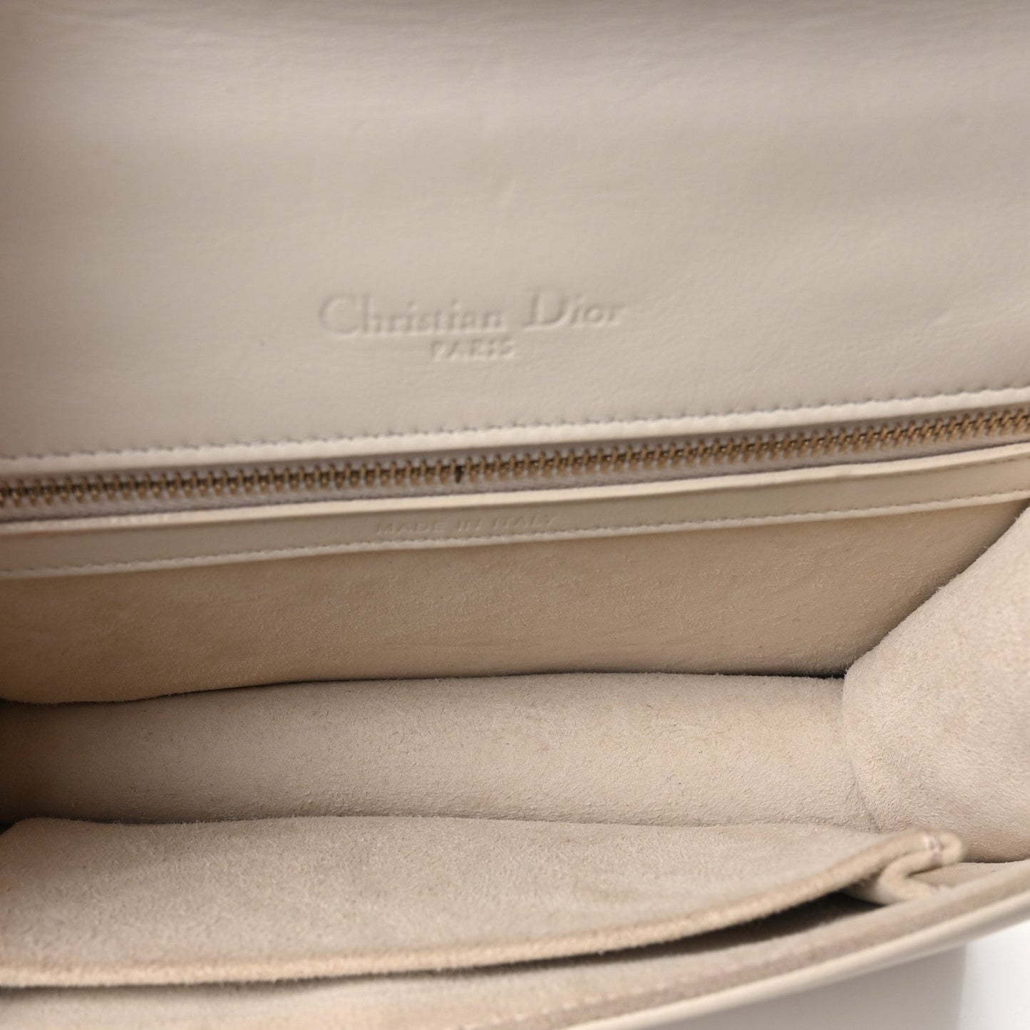 Ultra Matte Calfskin Small Diorama Flap Bag White