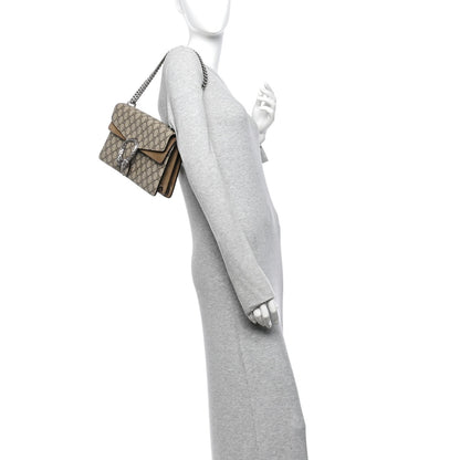 GG Supreme Monogram Small Dionysus Shoulder Bag Taupe