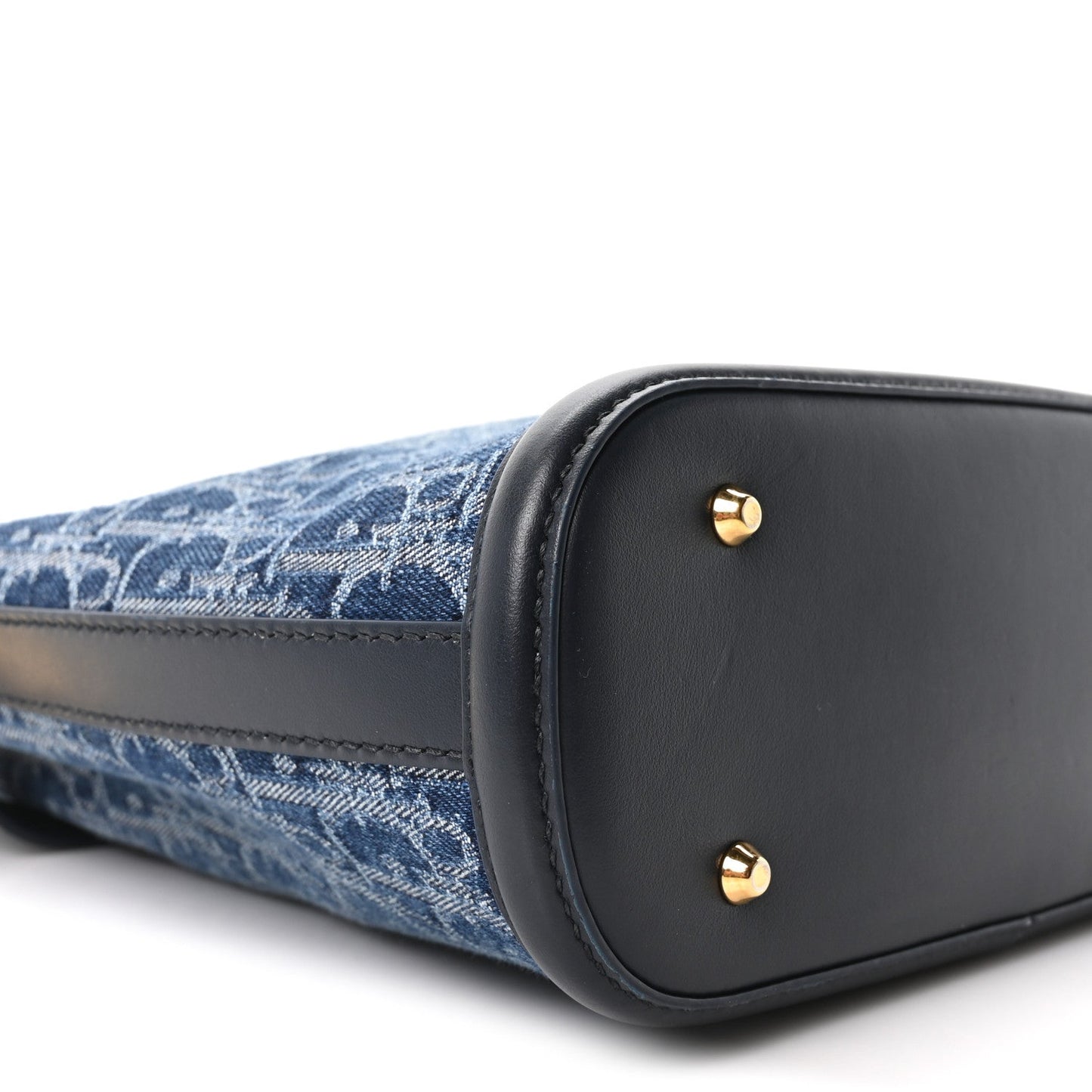 Denim Jacquard Oblique C'est Dior Bucket Bag Blue