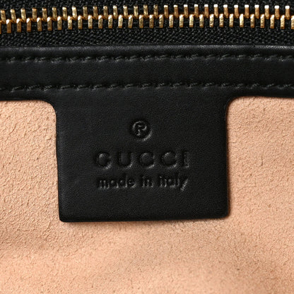 Soft GG Supreme Monogram Bees Small Crossbody Tote Beige Oro Black