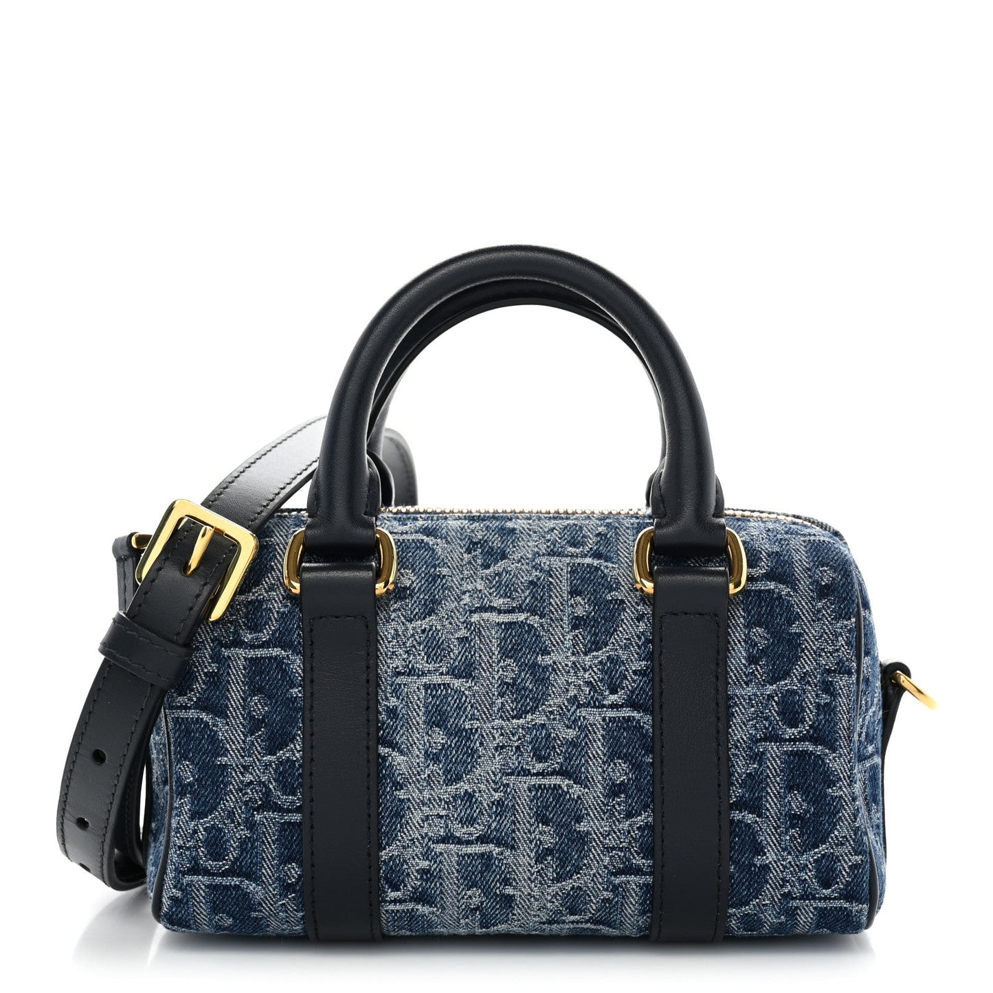 Denim Oblique Nano Groove 17 Bag Blue