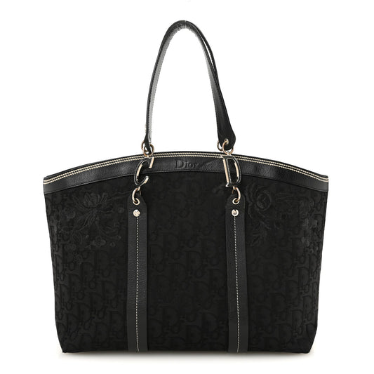 Monogram Vintage Flowers Dome Bag Black