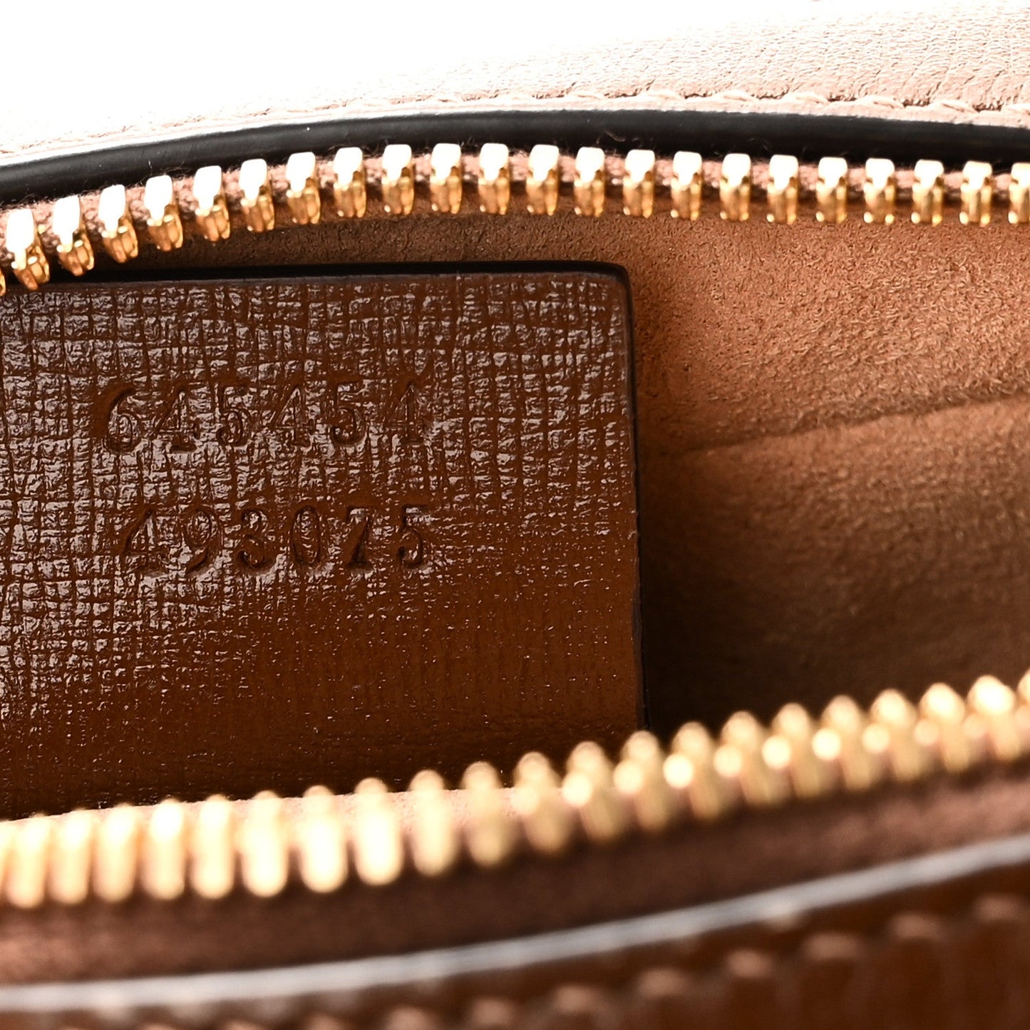 GG Supreme Monogram Small Horsebit 1955 Shoulder Bag Beige Brown Sugar