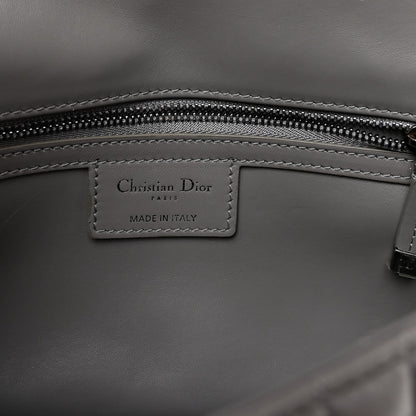 Calfskin Macrocannage Medium Caro Bag Iron Grey
