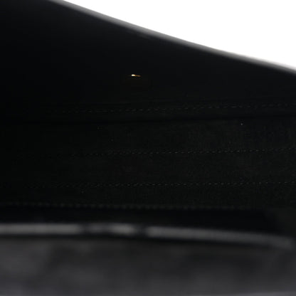Box Calfskin Medium Bobby Flap Black