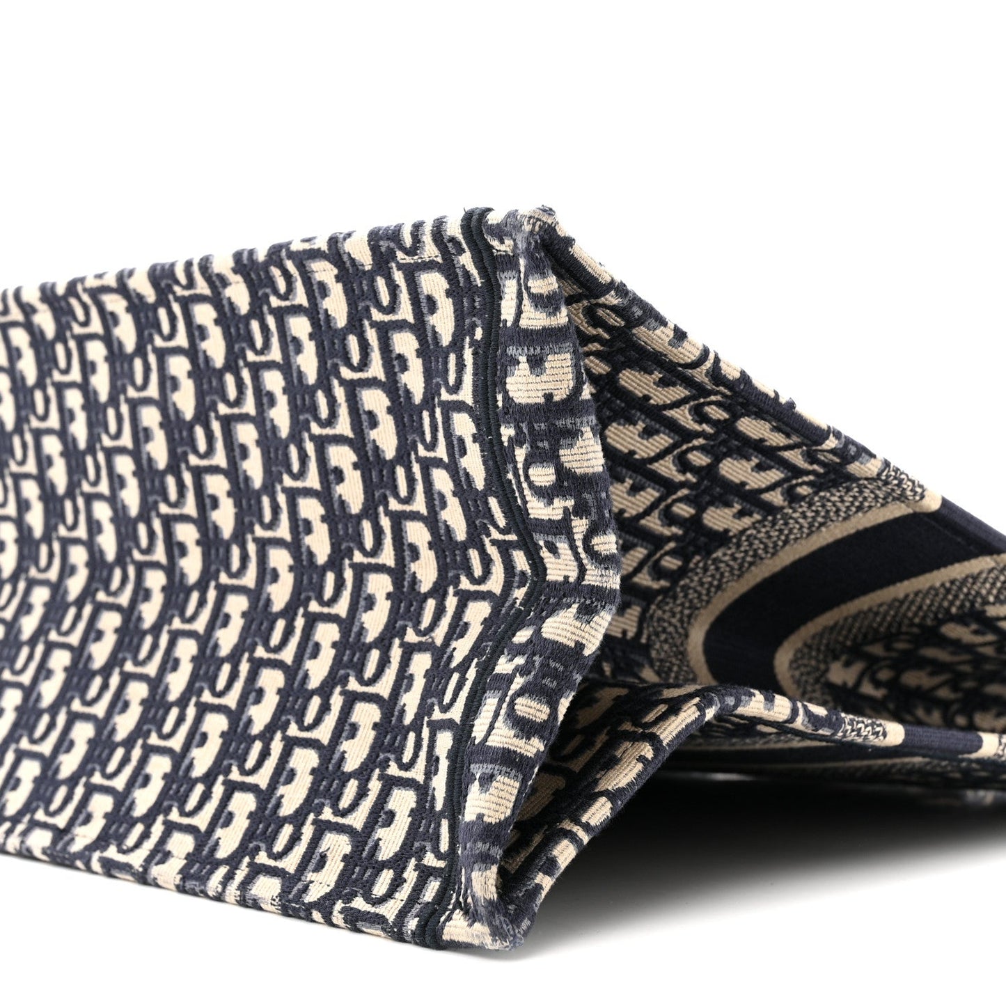 Oblique Large Book Tote Blue Multicolor
