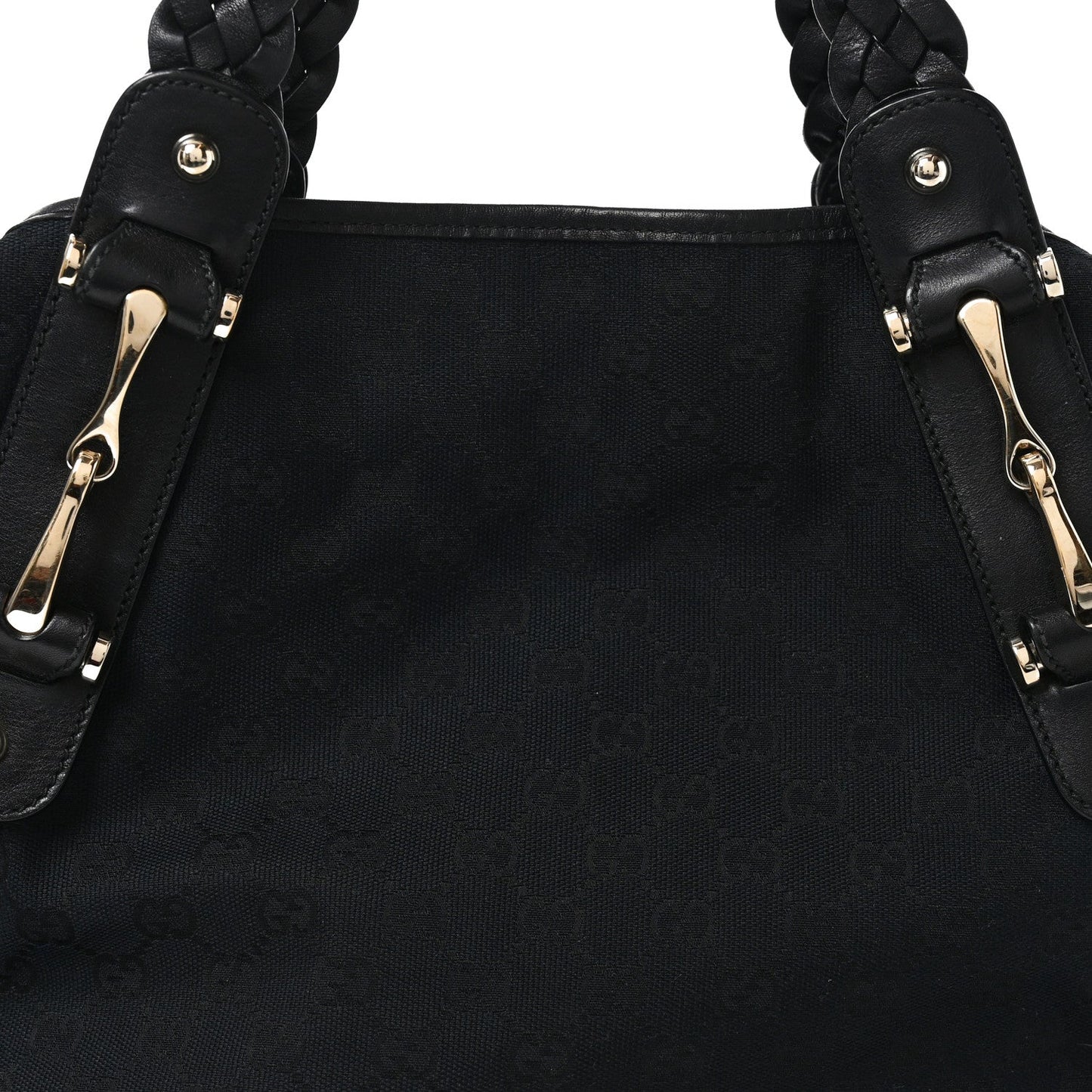 Guccissima Medium Pelham Shoulder Bag Black