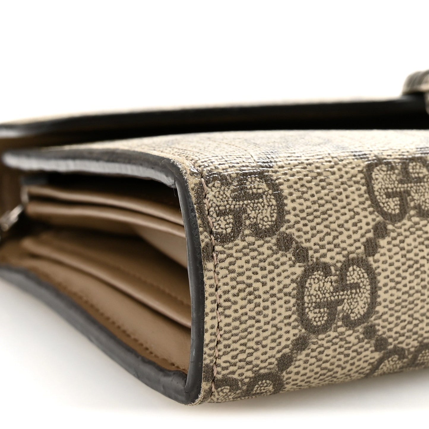 GG Supreme Monogram Mini Dionysus Chain Wallet