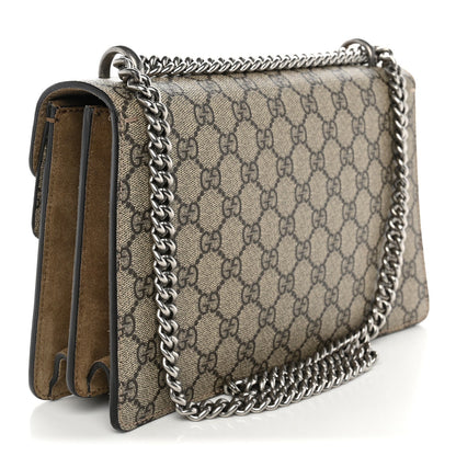 GG Supreme Monogram Small Dionysus Shoulder Bag Taupe
