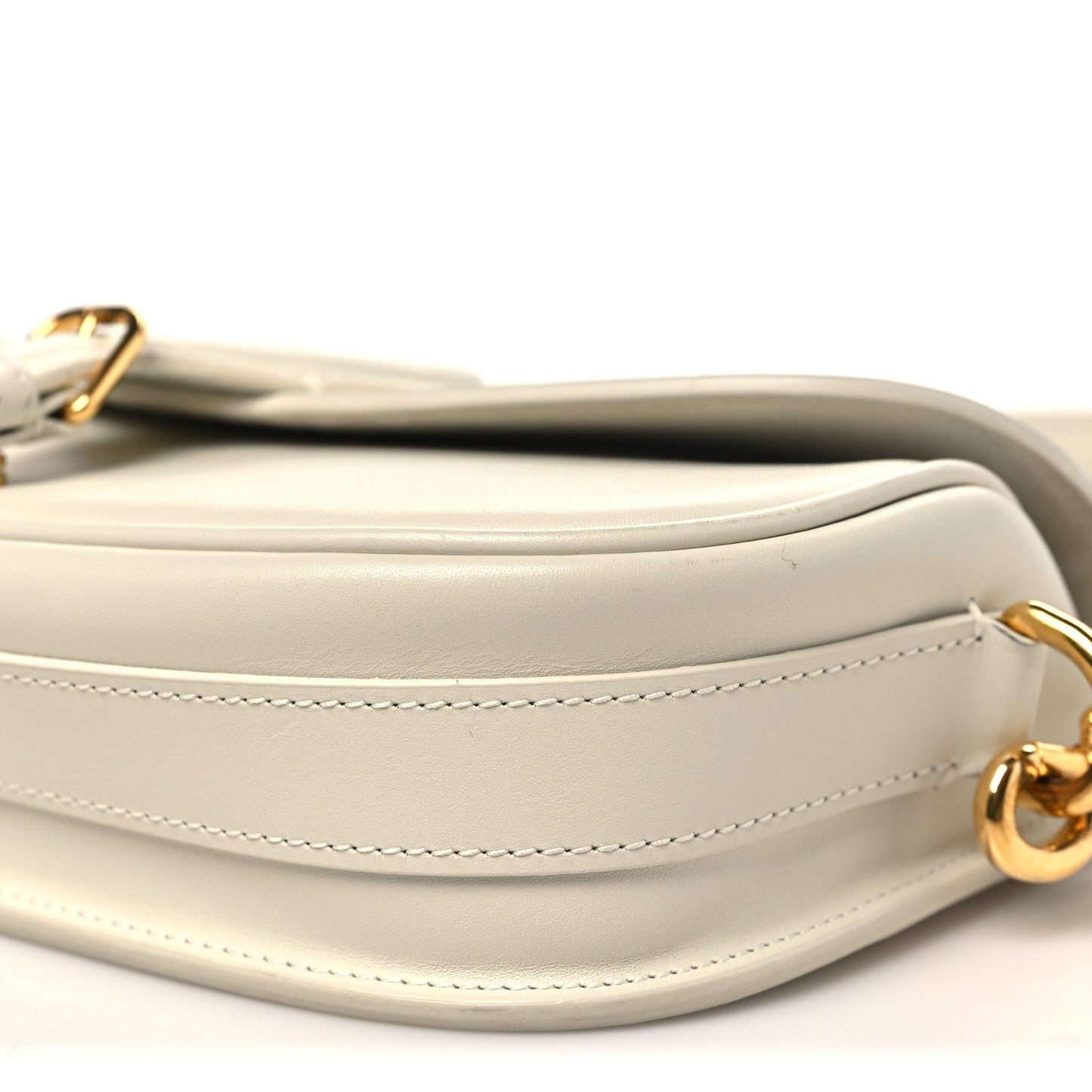 Box Calfskin East West Bobby Bag Latte