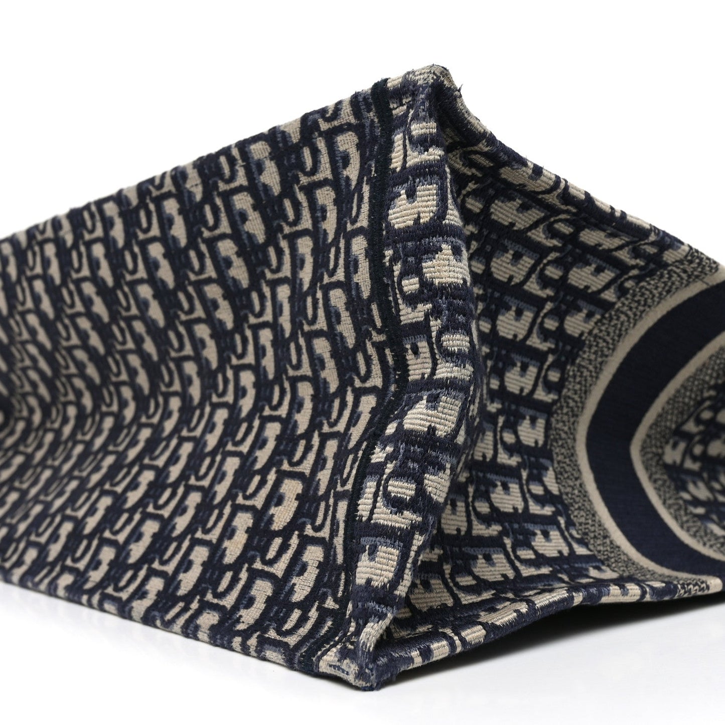 Oblique Large Book Tote Blue Multicolor