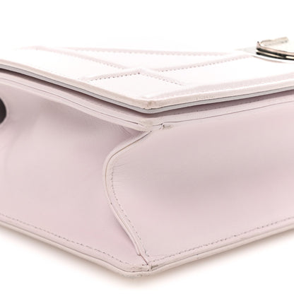 Calfskin Medium Diorama Flap Bag Off White