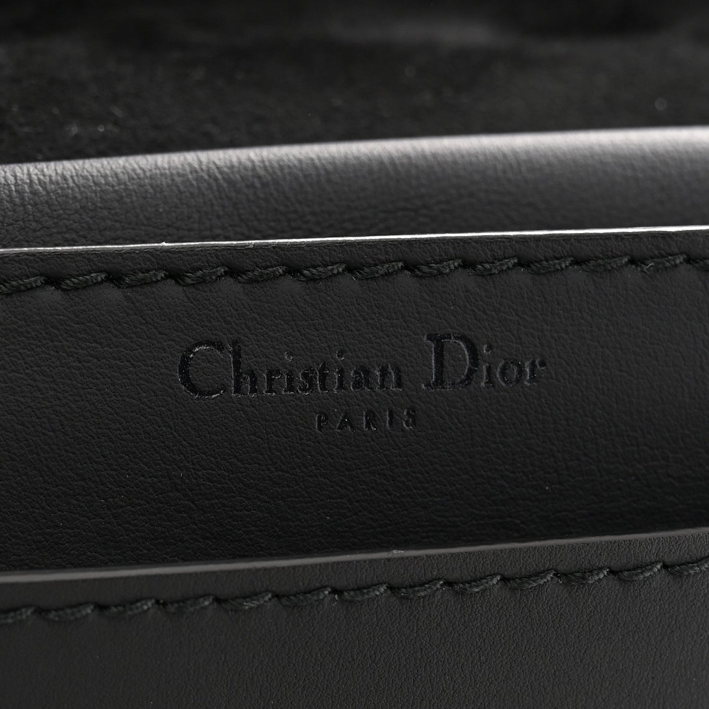 Ultra Matte Calfskin J'Adior Chain Flap Bag Black