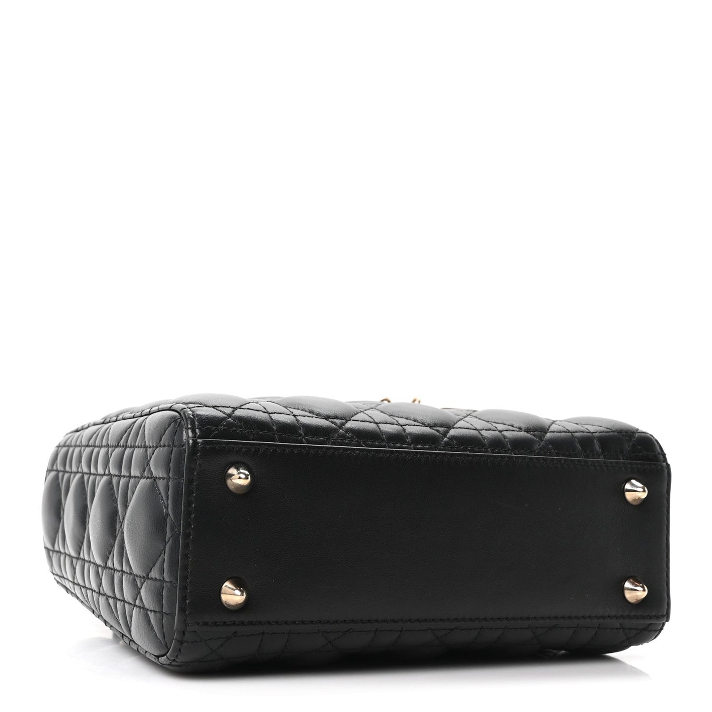 Lambskin Cannage Small My ABCDior Lady Dior Black