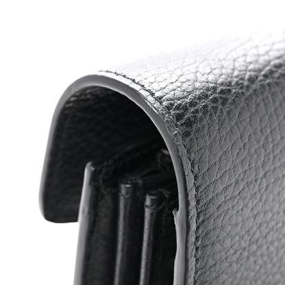 Calfskin Mini Dionysus Chain Wallet Black