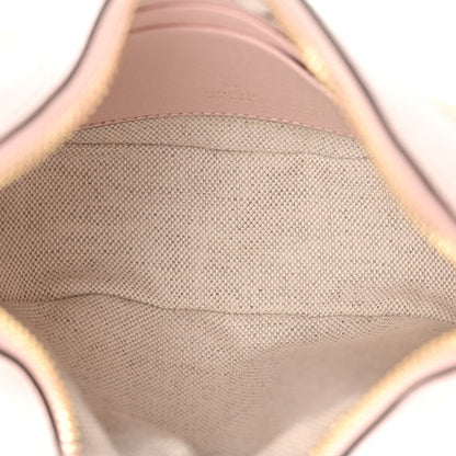Monogram Jumbo GG Textured Dollar Calfskin Mini Ophidia Half Moon Hobo Beige Perfect Pink