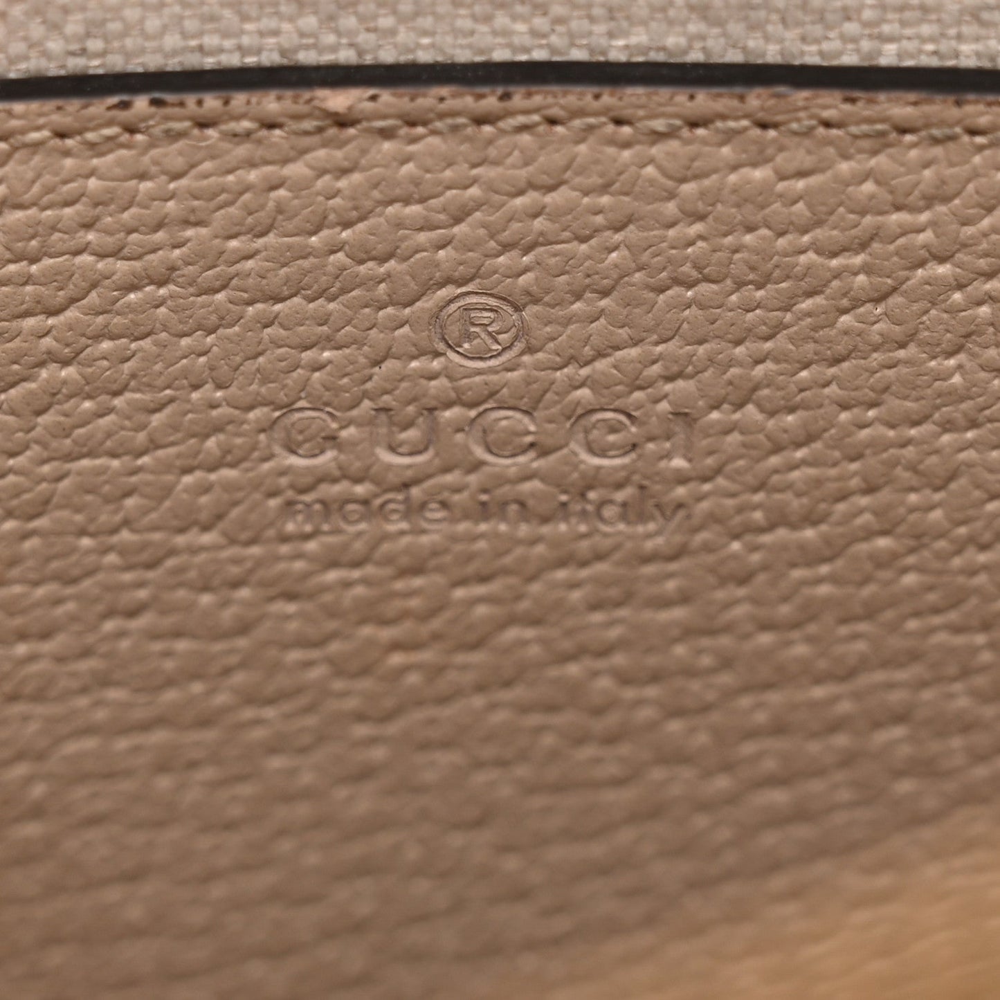 GG Supreme Monogram Textured Dollar Calfskin Web Small Ophidia Dome Shoulder Beige Mystic White Oatmeal
